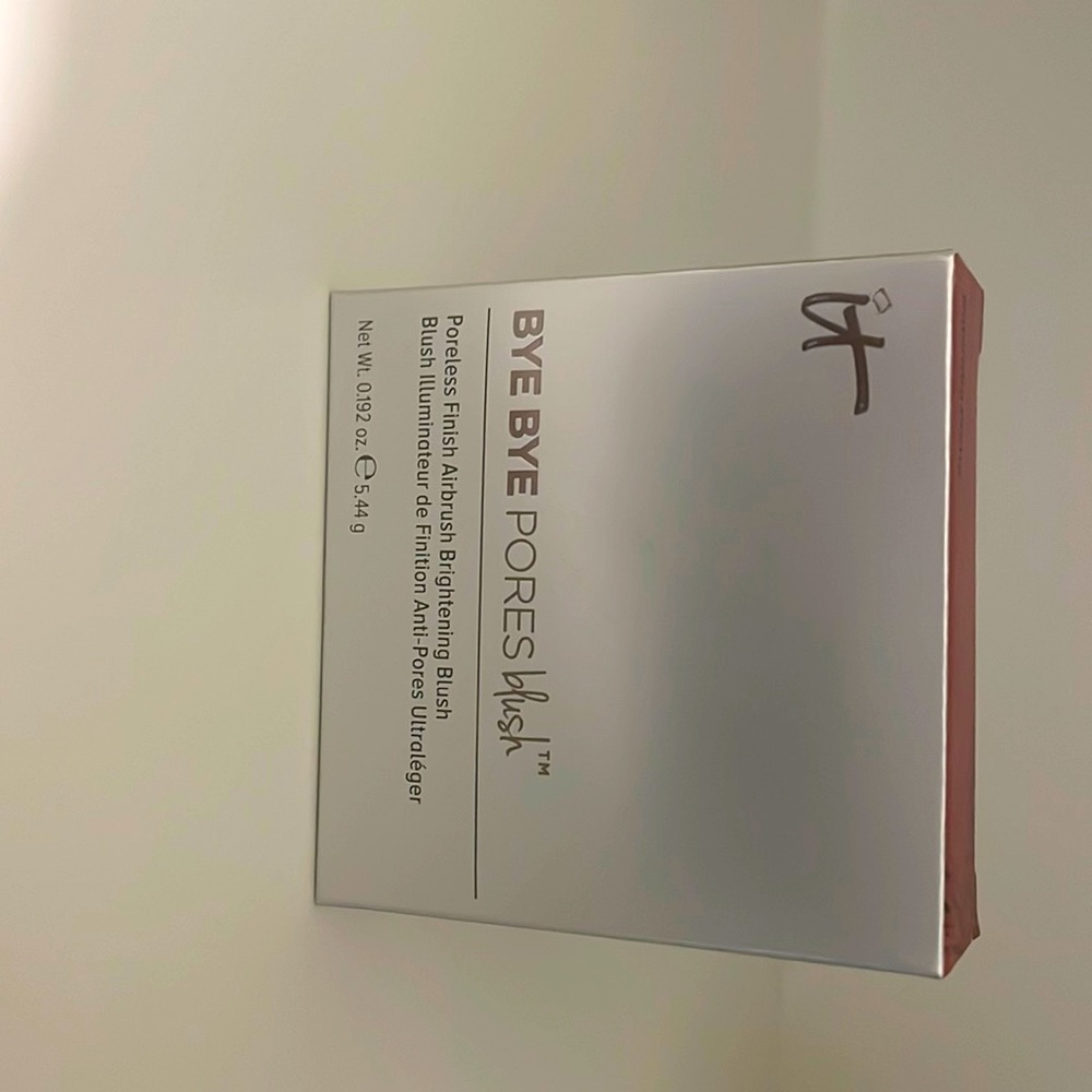 It. Bye bye pores blush.